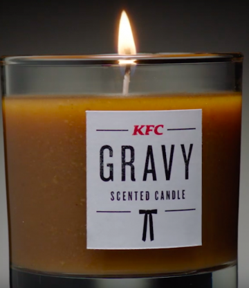 KFC brengt een nieuwe KFC geurkaars met bijzondere geur!