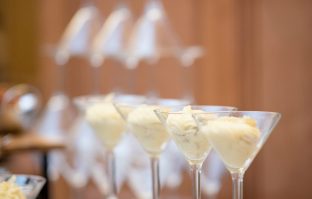 Bubbly Champagnemousse dessertje