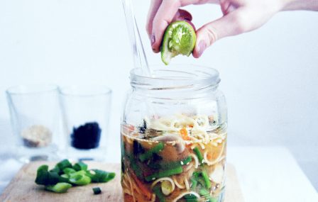 Mason Jar “instant” Zoodles
