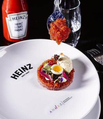 Dineren als Ed Sheeran bij Andaz Amsterdam