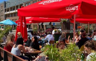 Olympische Spelen? Olympisch terras hoppen zou je bedoelen..