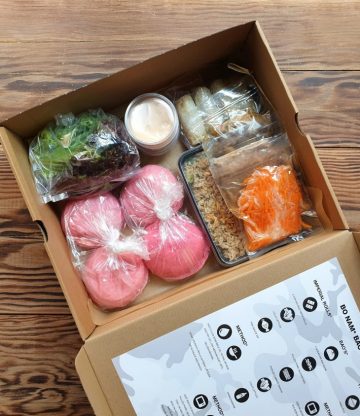 BYO Baopakket van Bo Nam (in een sneakerbox!!)