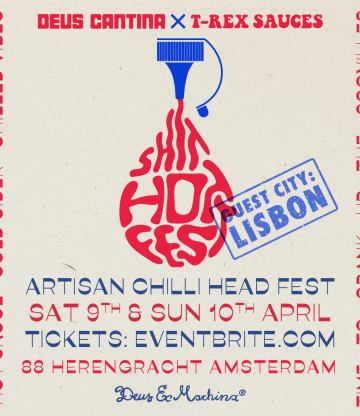 Deus Cantina x T-Rex Sauces – Shit Hot Festival